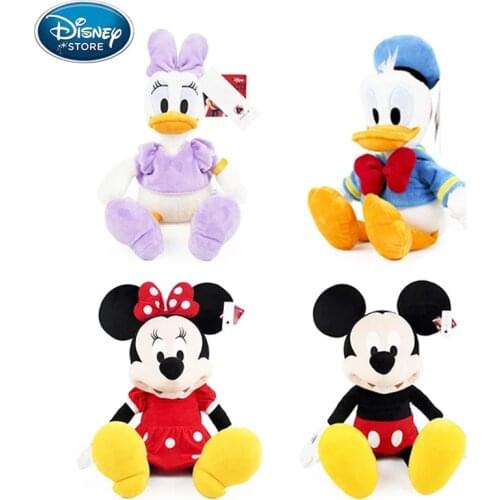 30-46cm Disney Mickey Mouse Minnie Donald Duck Daisy Plush Toys Animal Stuffed Dolls Birthday Christmas Gift for Kids
