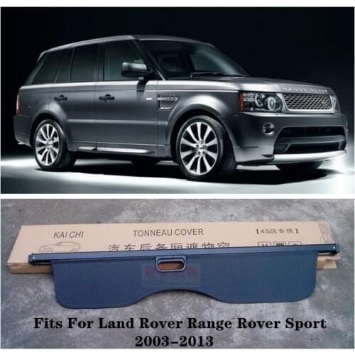 High Qualit Car Rear Trunk Cargo Cover Security Shield Screen shadeFits For Land Rover Range Rover Sport 2003-2013(black, beige)