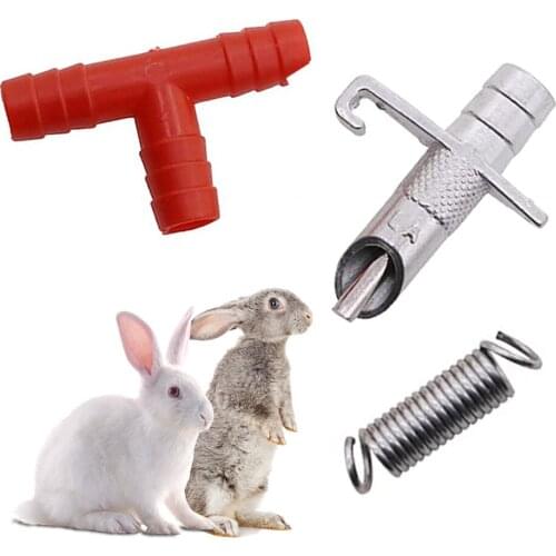 5/10/15 Set Rabbit Nipple Drinker Rodents Bunny Pet Automatic Waterer Drinker Rabbit Drinking Fountains Animal Feeding Tools