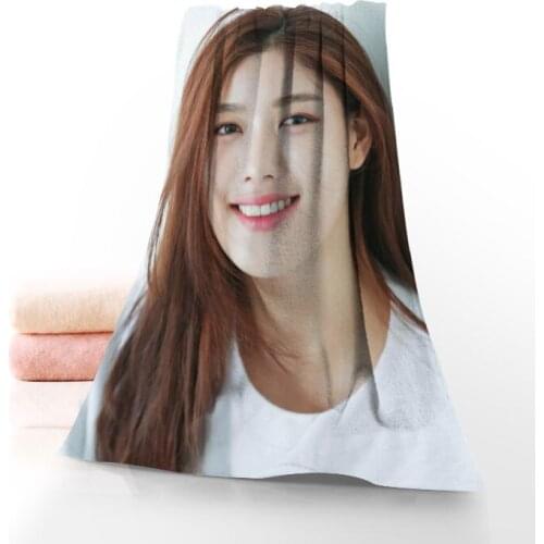 Kim Yoo Jung Towel Printed Cotton Face/Bath Towels Microfiber Fabric For Kids Men Women Shower Towels 70X140cm
