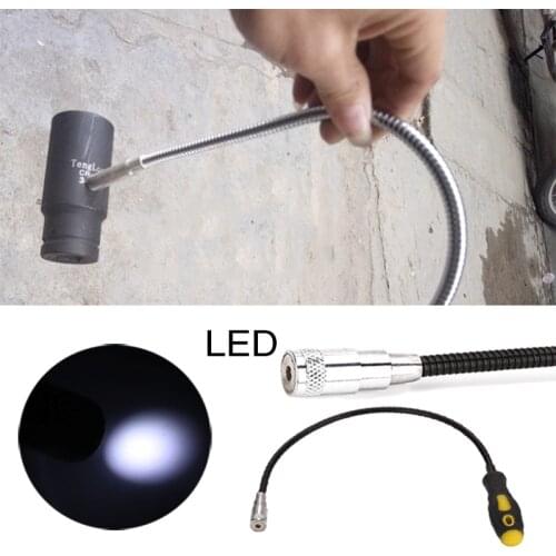 Telescopic Magnetic Pick Up Picker Tools Magnet Pen With Led Light Clip Tool Multifunction Picker suction rod