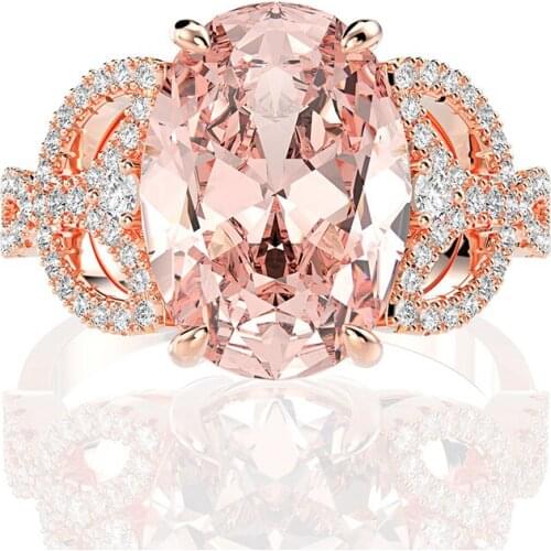 100% 925 Sterling Silver Created 10*14mm Oval Wedding Rings For Women Pass Diamond Test Couple Partry Jewelry Fine Jewelry Gift