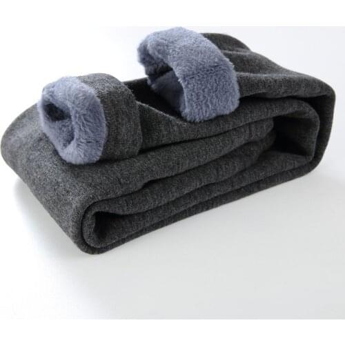Winter Baby Girl Legging Girls Cotton Velvet Warm Long Pants Kids Leggings Toddler Girl Solid Color Thick Pant Children Clothing