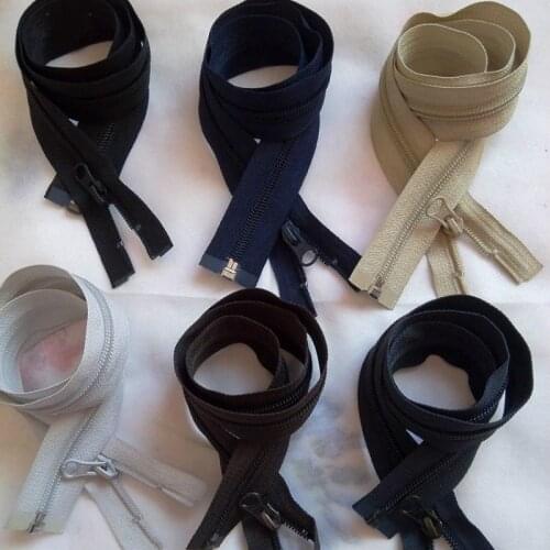 10 pcs/lot MOST FREE SHIPPING CHEAP LONG YKK Nylon COIL Zipper SINGLE OPEN END REPAIR FOR Clothes Sportswear SEWING ACCESSORIES