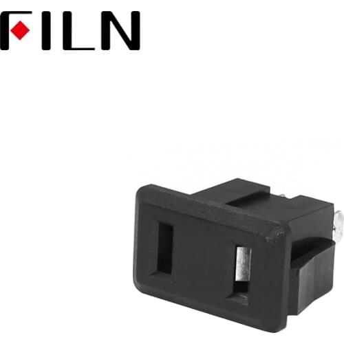 250V 10A IEC 320 C14 Male Socket Plug Connector 2 Terminal Power Cord Inlet Socket Used Widely in Lab Equipments
