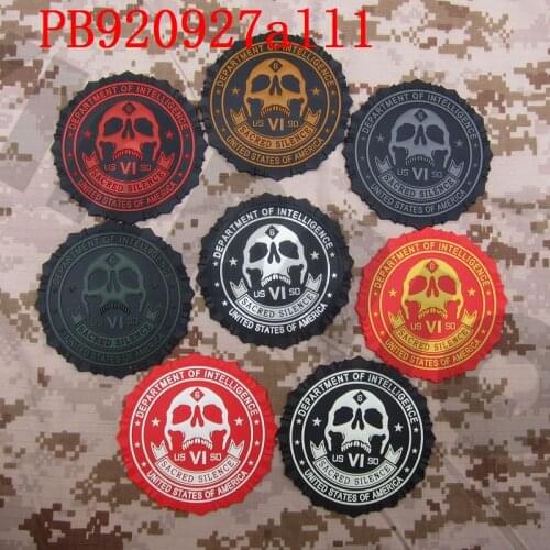 3D PVC Patch patch Ghosts Department Of Intelligence Rubber patch