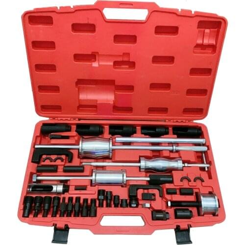 40Pc Diesel Injector Extractor Diesel Injector Extractor With Common Rail Adaptor Slide Hammer Tool Set