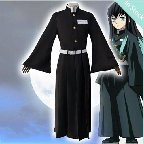 Anime Demon Slayer Kimetsu No Yaiba Cosplay Costumes Tokitou Muichirou Cosplay Costume Halloween Kimono Clothes Men Kimono