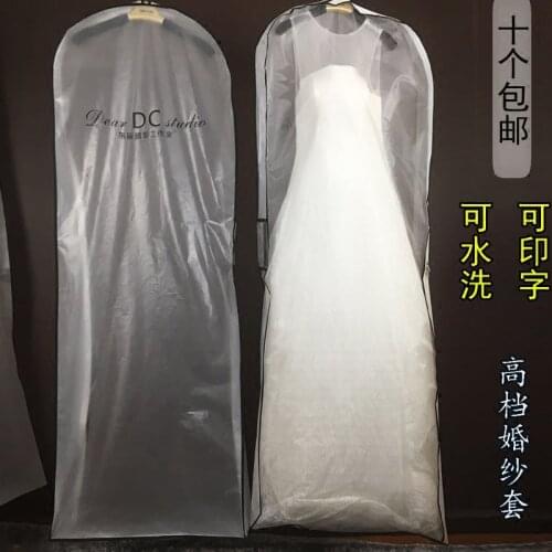 Garment Suit Cover Storage Transparent Wedding Thicken Wedding Dust Bag Housses Pour Vetements 180CM Storage Display Bag