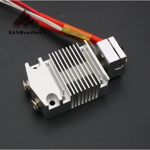 3D Printer parts Cyclops and Chimera Extruder 2 In 1 Out 2 colors Hotend Bowden with Titan / Bulldog Extruder 12V/24V
