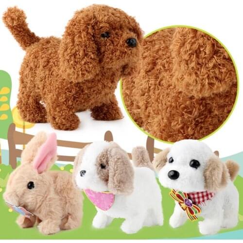 Electric Plush Simulation Puppy Pets Doll Cute Smart Robot Dog Interactive Toy