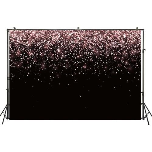 Photography Backdrop Adult Pink Girls Sixteen Ceremony Birthday Party Desserts Table Glitter Sparkly Photo Background PropW4538