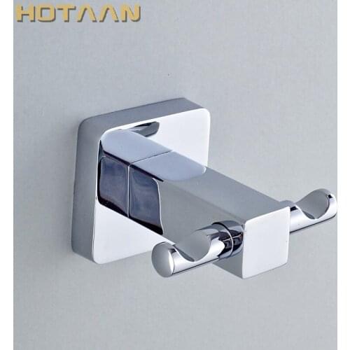 Free Shipping Robe Hook,Clothes Hook,Stainless steel Construction with Chrome finish,Bathroom hook Bathroom Accessories,YT-10702