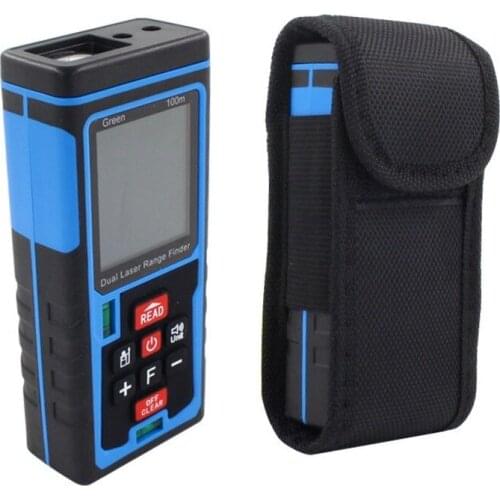 Laser Distance Meter Double Bubble Digital Measuring Device Tools 100m Voice reception Laser Rangefinder Laser Range Finder