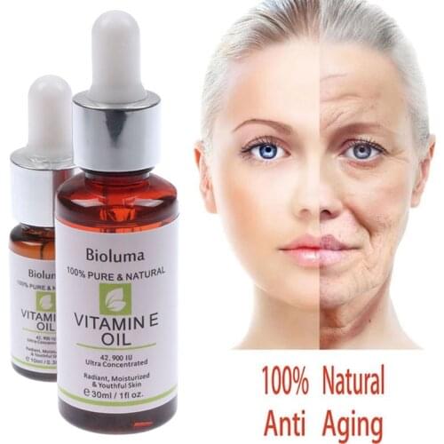 Vitamin E Oil 100% Pure & Natural 42,900 IU. Visibly Reduce Scars Stretch Marks Dark Spots & Wrinkles for Moisturized