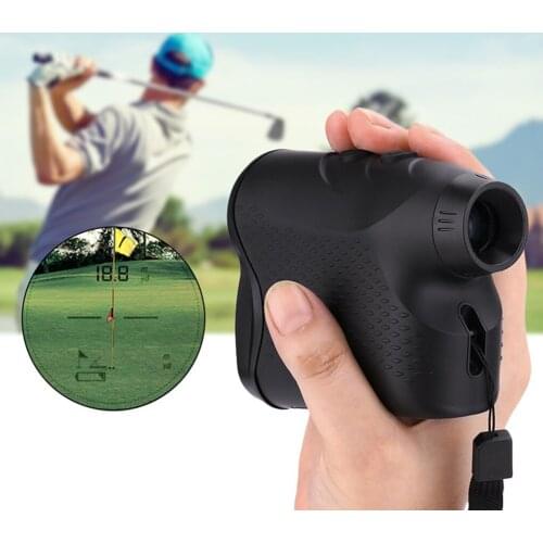 Monocular Golf Rangefinder LCD Digital Rangefinder 6X 5m-600m Distance Monocular Type Rangefiner IP54 Waterproof Measuring Tool