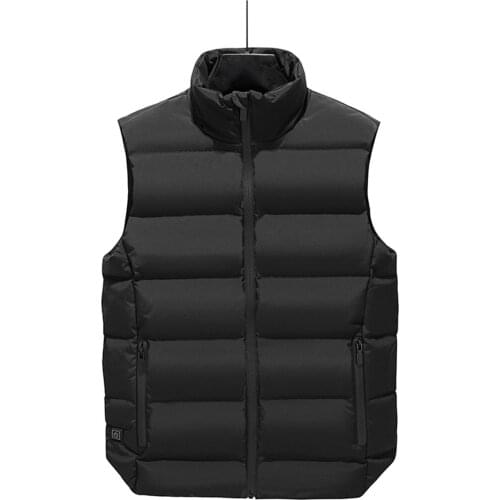 Men Autumn winter Smart heating Cotton Vest USB Infrared Electric Heating Vest Women Outdoor Flexible Thermal Winter Warm Jacket