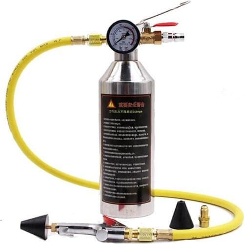 Air Conditioning Tube Cleaning A / C Bottle Kits Clean Tool Cleaning Machine Non-Dismantle Tester for R134a R12 R22 R410a R404a