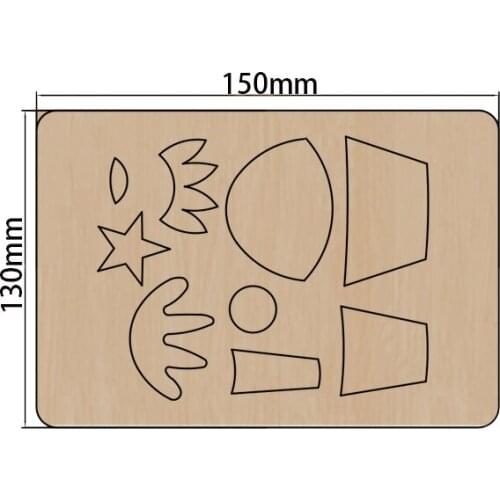 2021 New Ice cream cone cutter Cutting Die Mold Diy Scrapbook Decoration Wooden Knife Mould Suitable For Fustelle