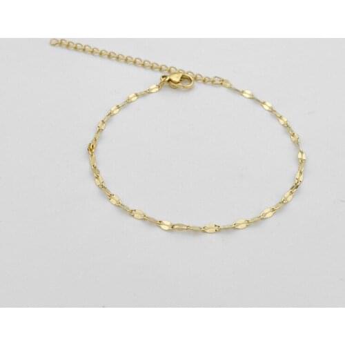 New Titanium Steel Lip Chain Bracelet Temperament Simple and Fashion Ladies Bracelet All-match Jewelry