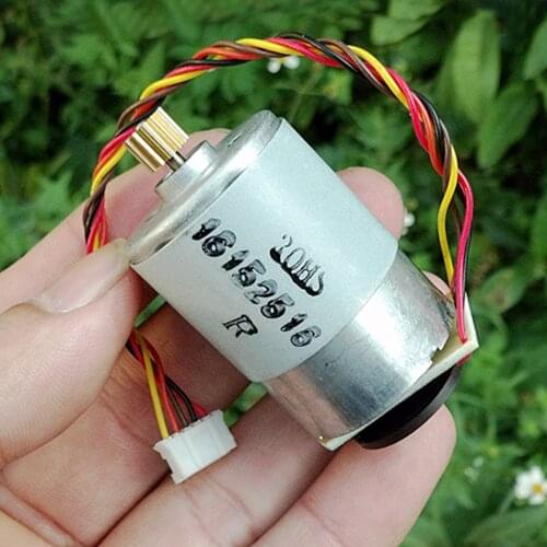 NEW DC 12V-24V RS-385 Motor with Copper gear and Velocity encoder 10800RPM High Speed DIY Encoder Disk Printer Puncher Model