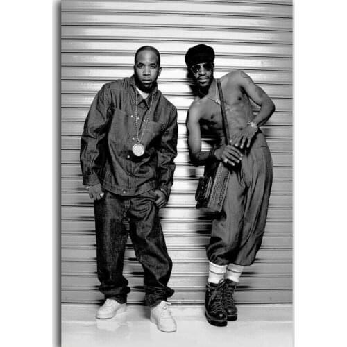 Outkast Big Boi Rapper Music Star Hip Hop Rap Silk Fabric Wall Poster Art Decor Sticker Bright