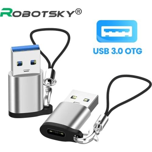USB 3.0 to Type C OTG Adapter USB C Type-C Charge Converter Adapter For Samsung Galaxy Xiaomi Huawei Oneplus 7t USB-C Cable