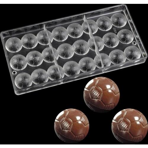 DIY Transparent polycarbonate chocolate moulds 3D chocolate Mold Decorating accessorioes for baking and pastry tools