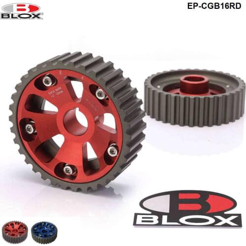 BLOX 1 pair/unit Adjustable Cam Gears Alloy Timing Gear For Honda Civic Dohc B16A B16B B-Series Inlet and Exhaust EP-CGB16