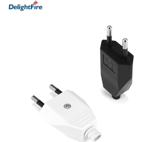 1pcs 4.0mm Male EU Rewireable Power Plug 16A Electric Outlets Schuko France Germany Adapter Extension Cord Connector Plug