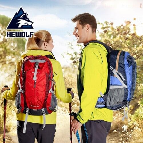 Hewolf Outdoor Sports Bag 38L Ultralight Sport Climbing Bag Waterproof Breathable Leisure Backpack Outdoor Camping Hiking Bags