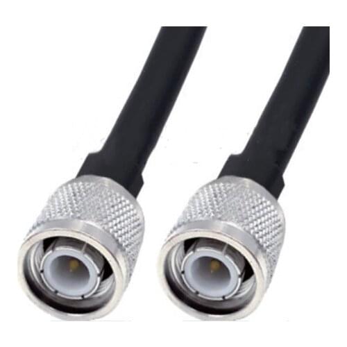 TNC Male To TNC Male connector 5D-FB 50-5 Coaxial RF Adapter Jumper Cable 50ohm