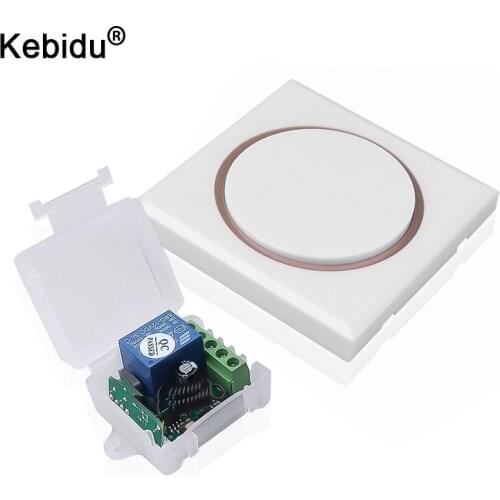 High Quality 433Mhz 86 Panel Remote Control + DC 12V Relay Transmitter Switch For Bedroom Ceiling Lamp Accessories Control