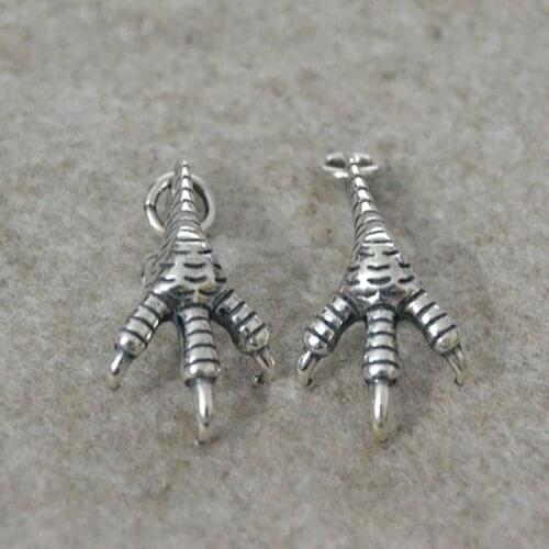 Takahashi Kagura Goros Japanese Handmade Sterling Silver Eagle Claw Creative Personality Diy Men And Women Pendant Simple Fade