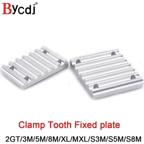 Clamp Tooth plate aluminum Arc HTD3M/5M/S5M/8M/s8m 2GT for open synchronous belt Fixed clip timing Belt connection Teeth plate