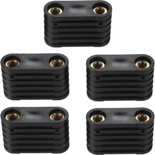 5Pcs Windsurfing 2-Hole Footstrap Insert Windsurf Board Footstrap Replacement Kit Surfboard Surfing Accessory