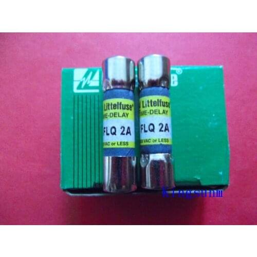 Free shipping 10pcs FLQ 2 TIME-DELAY America Netlon 10X38 delay fuse / fuse 2A 500V