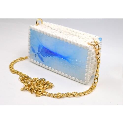 DM169 Bag Resin Silicone Mold Rope Chain Lock Catch Commute Versatile Fresh One Shoulder Gift Accessories Moule Silicon Resine