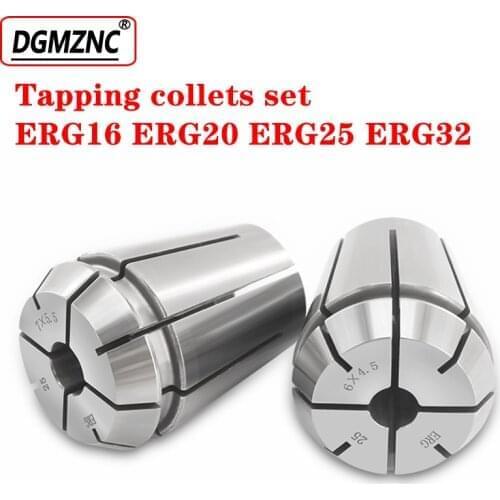 ERG16 ERG20 collet sets ER20 Taps Rigid Tapping chuck ISO standard M3-M16 square collets Machine collets lathe tapping Tools