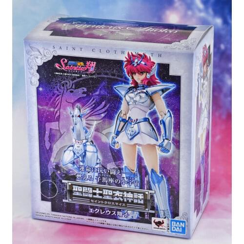 Original Bandai Action Figure Saint Seiya Saintia Shoko PVC Action Figure Model Toys Saint Girls Pegasus Figurine Jouets