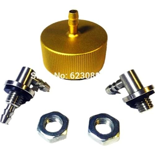 Fuel tank fitting part L type fuel tube connector for diameter3 to 4MM rc airplane accessories