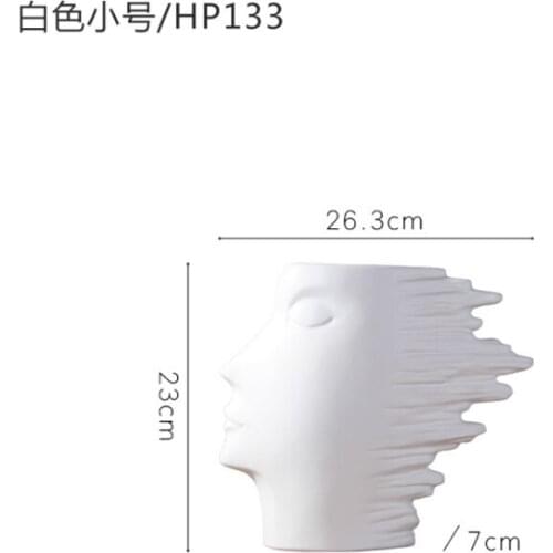 Nordic Style Ceramics Vases Hydroponics Plant Flower Home Decor for Artificial Flower Bouquet with Vase Wedding Table Decoration