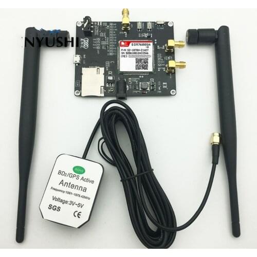 In stock!SIM7600SA-H SIM7600E-H SIM7600NA-H SIM7600G-H SIM7600JC-H SIM7600A-H SIM7600V-H breakout board +4G GPS antenna SIMCOM