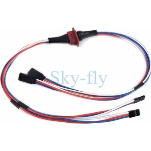 MPX 8 Pin Multi-Wire 100AWG Servo Extension Plug Male Femal Plug 2 Wire 3Wire Version For Fixed Wing RC Airplane