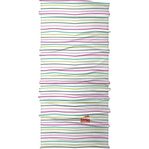 Necko Striped Buff Bandana Face Mask-DN129 460044418