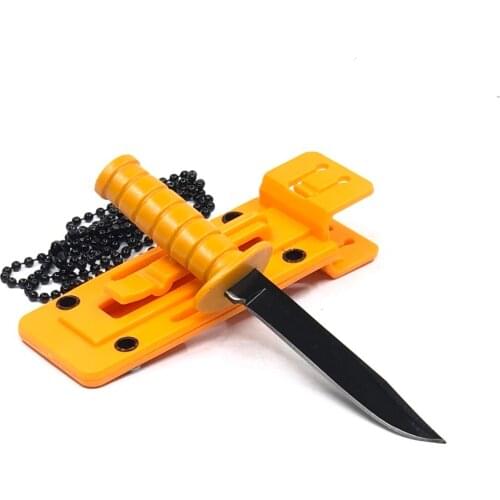 4.02'' Fixed Blade Knife ABS Sheath Survival Outdoor Tactical Knife Pocket Combat 440C Steel Camping Hunting Knives EDC Tools
