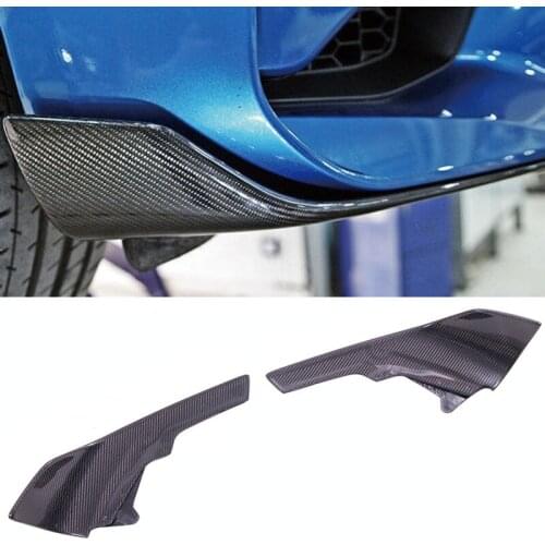 Fit for BMW M2 F87 modified M Performance carbon fiber front lip wrap spoiler