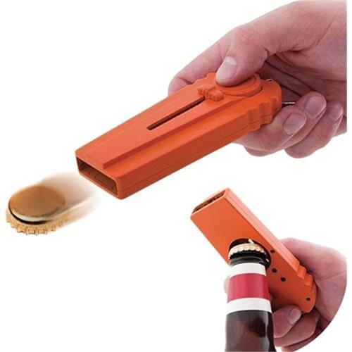Portable Cap Gun Bottle Opener Beverage Beer Bottle Opener Gun Cap Launcher Bar Tool Drink Opening Shooter Wine Accessories