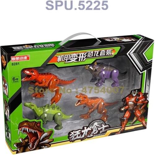 Jurassic Dinosaur Deformation Transformation Robot Warrior Action Figure Toy