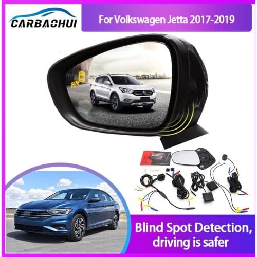 Blind Spot Detection System For Volkswagen Jetta 2017-2019 Rearview Mirror BSA BSM BSD Monitor Lane Change Assist Radar Warning